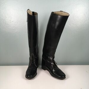 Marlborough Imperial English Tall Riding Boots Leather Size 8 (10 US) Equestrian